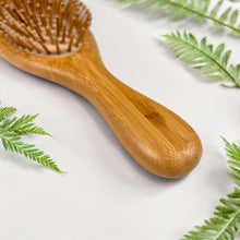Load image into Gallery viewer, Bamboo Rounded Hair Brush | Comfort Handle
