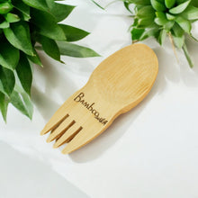 Load image into Gallery viewer, Bamboo Mini Spork Utensil
