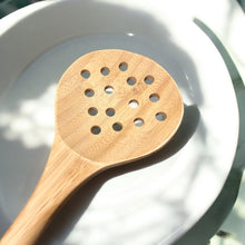 Load image into Gallery viewer, Bamboo Straining Spoon
