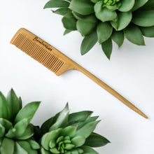 Load image into Gallery viewer, Bamboo Styling Rat Tail Comb
