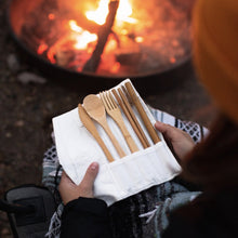 Load image into Gallery viewer, Bamboo Travel Cutlery | Beige
