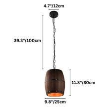 Cargar imagen en el visor de la galería, Barrel Pendant Light
