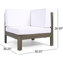 Load image into Gallery viewer, OANA 3-Piece LOVE SEAT SET WITH COFFEE TABLE, WHITE
