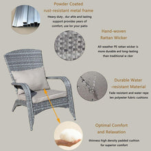 Load image into Gallery viewer, Patio Chair with Cushions(Grey Cushion)
