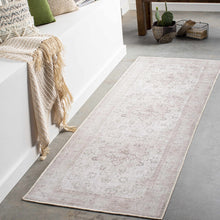 Cargar imagen en el visor de la galería, Bethany Vintage Flat Pile Washable Rug
