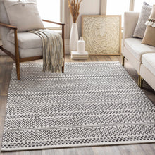 Cargar imagen en el visor de la galería, Bewbush Black&amp;White Area Rug - Clearance
