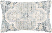 Cargar imagen en el visor de la galería, Bigaa Teal Medallion Throw Pillow
