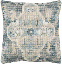 Cargar imagen en el visor de la galería, Bigaa Teal Medallion Throw Pillow
