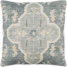 Cargar imagen en el visor de la galería, Bigaa Teal Medallion Throw Pillow
