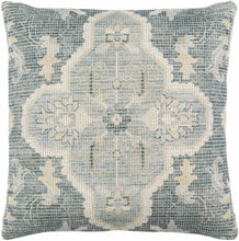 Cargar imagen en el visor de la galería, Bigaa Teal Medallion Throw Pillow
