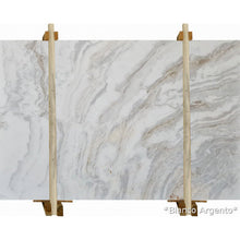 Cargar imagen en el visor de la galería, Bianco Argento White Bookmatching Marble Slabs Polished - Livfloors Collection
