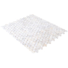 Cargar imagen en el visor de la galería, Bianco Ibiza White Marble Tumbled Mosaic Floor and Wall Tile - Livfloors Collection
