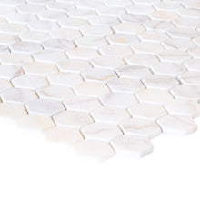 Cargar imagen en el visor de la galería, Bianco Ibiza White Marble Tumbled Mosaic Floor and Wall Tile - Livfloors Collection
