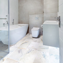 Carregar imagem no visualizador da galeria, Bianco Ibiza White Marble Floor and Wall Tile - Livfloors Collection
