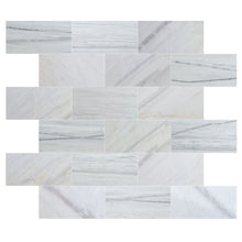 Carregar imagem no visualizador da galeria, Bianco Lasa Exotic Marble Polished Floor and Wall Tile - Large Format - Livfloors Collection
