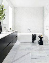 Carregar imagem no visualizador da galeria, Bianco Lasa Exotic Marble Polished Floor and Wall Tile - Large Format - Livfloors Collection
