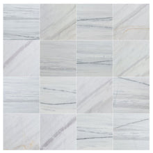 Carregar imagem no visualizador da galeria, Bianco Lasa Exotic Marble Polished Floor and Wall Tile - Large Format - Livfloors Collection
