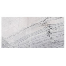 Carregar imagem no visualizador da galeria, Bianco Massa Exotic Marble Polished Floor and Wall Tile - Large Format - Livfloors Collection
