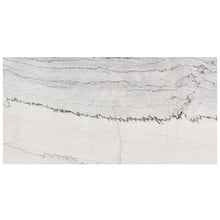 Carregar imagem no visualizador da galeria, Bianco Massa Exotic Marble Polished Floor and Wall Tile - Large Format - Livfloors Collection
