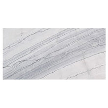Carregar imagem no visualizador da galeria, Bianco Massa Exotic Marble Polished Floor and Wall Tile - Large Format - Livfloors Collection
