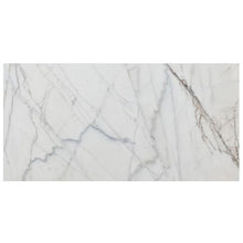 Carregar imagem no visualizador da galeria, Bianco Rigata Exotic Marble Polished Floor and Wall Tile - Large Format - Livfloors Collection
