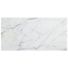 Carregar imagem no visualizador da galeria, Bianco Rigata Exotic Marble Polished Floor and Wall Tile - Large Format - Livfloors Collection
