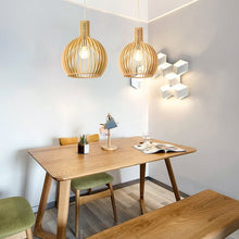 Load image into Gallery viewer, Birdcage Rattan Pendant Light
