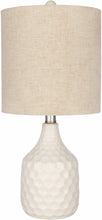Carregar imagem no visualizador da galeria, Gulmarrad Textured Ivory Ceramic Table Lamp
