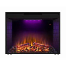 Load image into Gallery viewer, Black Electric Fireplace Heater Insert with Overheating Protection and Remote Control
