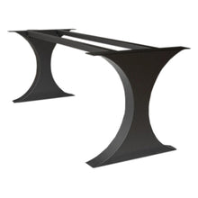 Cargar imagen en el visor de la galería, Modern Metal Dining Table Legs for Heavy Table Tops Matte Black
