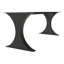 Cargar imagen en el visor de la galería, Modern Metal Dining Table Legs for Heavy Table Tops Matte Black
