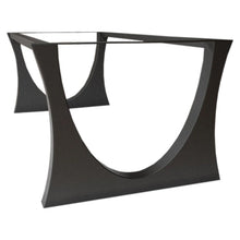 Load image into Gallery viewer, Metal Dining Table Base for Heavy Table Tops Matte Black
