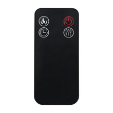 Load image into Gallery viewer, Black Recessed or Wall-Mount Electric 3-Color Flame with LED Light Fireplace
