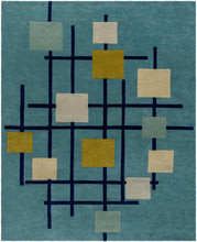 Cargar imagen en el visor de la galería, Bellvue Modern Wool Rug
