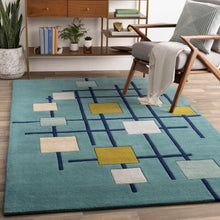 Cargar imagen en el visor de la galería, Bellvue Modern Wool Rug
