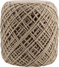 Cargar imagen en el visor de la galería, Bellingen Gray Handwoven Textured Pouf
