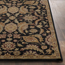 Carregar imagem no visualizador da galeria, Blomkest Black&amp;Yellow Traditional Wool Carpet
