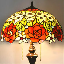 Carregar imagem no visualizador da galeria, Antique Tiffany Lamp Shades in Blooming Rose Glass
