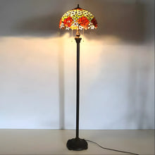 Carregar imagem no visualizador da galeria, Antique Tiffany Lamp Shades in Blooming Rose Glass
