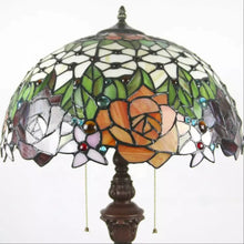 Carregar imagem no visualizador da galeria, Antique Tiffany Lamp Shades in Blooming Rose Glass
