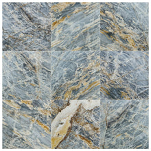 Load image into Gallery viewer, Blue Lagoon Dolomite Exotic Marble Polished Floor and Wall Tile - Large Format - Livfloors Collection

