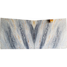 Load image into Gallery viewer, Blue Storm Bookmatching Marble Slabs Polished - Livfloors Collection
