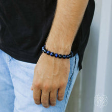 Load image into Gallery viewer, Blue Tiger’s Eye Bracelet
