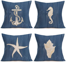 Cargar imagen en el visor de la galería, Blue Ocean Cushion Covers
