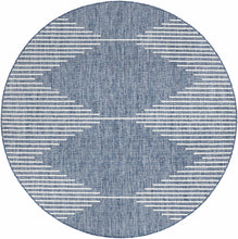 Load image into Gallery viewer, Stephan Navy Outdoor Rug
