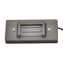 Load image into Gallery viewer, Brass Grating Step Light 2W 2700K LED Lighting for Outdoor Stairs
