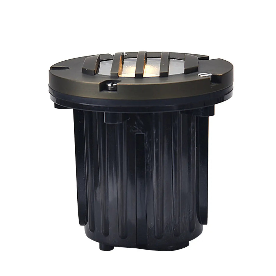 Brass Inground Lights for MR16 Bulbs with Brass and PVC Construction