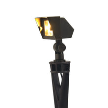 Load image into Gallery viewer, Brass Integrated Exterior Flood Light with 72&quot; Wire for Landscape Lighting
