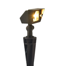 Load image into Gallery viewer, Brass Integrated Exterior Flood Light with 72&quot; Wire for Landscape Lighting
