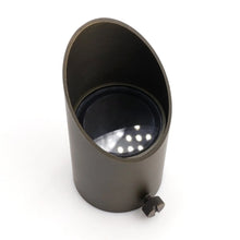 Carregar imagem no visualizador da galeria, Brass Light Fixtures Outdoor with MR11, Adjustable Shroud, and 72&quot; Wire
